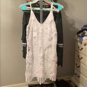 Express Lace Babydoll Dress